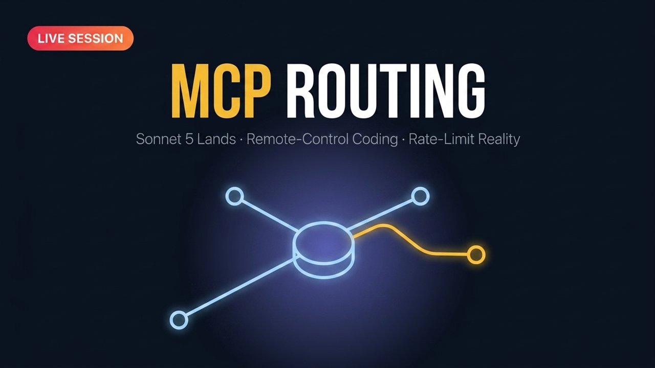 Live Session 7: MCP Routing, Sonnet 5's Arrival & Coding From Your Phone